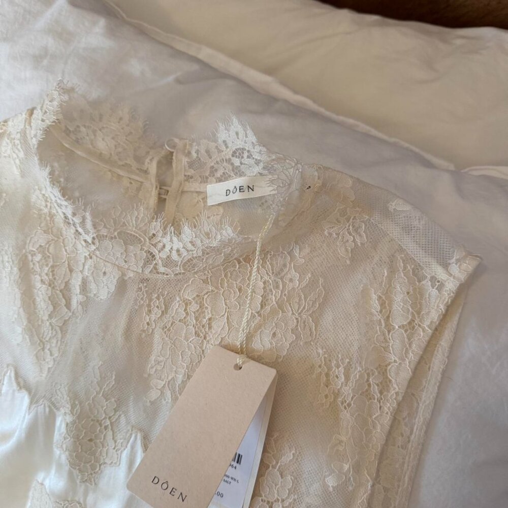 Doen Valeria Dress in Sea Salt - Picture 5 of 7